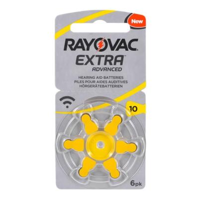 Rayovac Extra Advanced 10 Numara İşitme Cihazı Pili 6'Lı